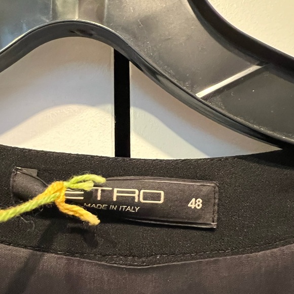 NWT Etro woman’s elegant black floral dress Size EU 48 - Picture 4 of 14